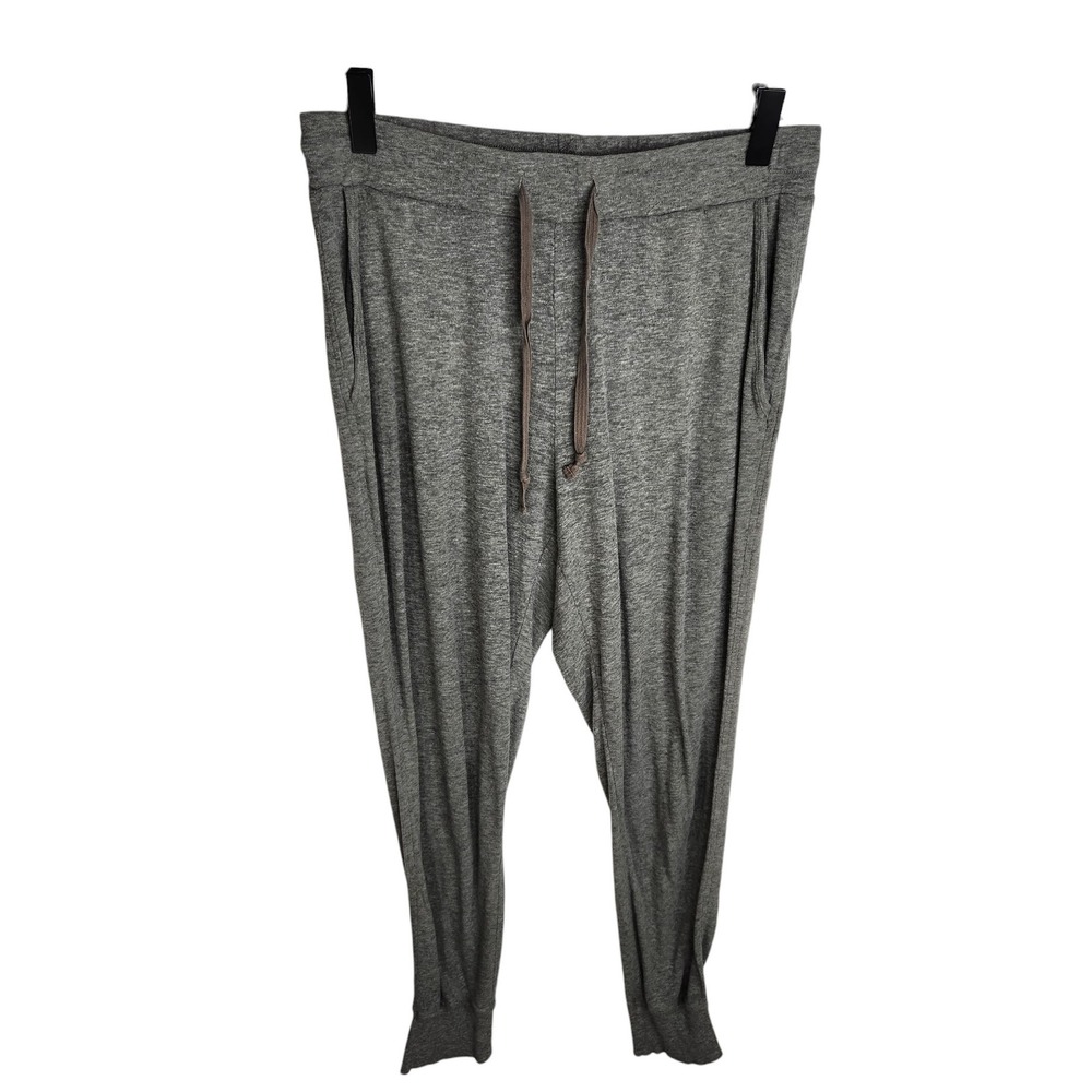 Madewell Stay In Pajama Pants Women Small Heather Gray Cotton Modal Lounge